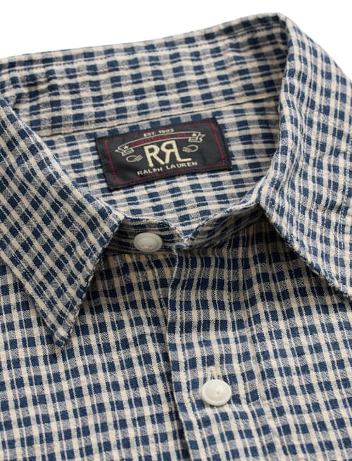 laydown detail image of Check Lee Workshirt