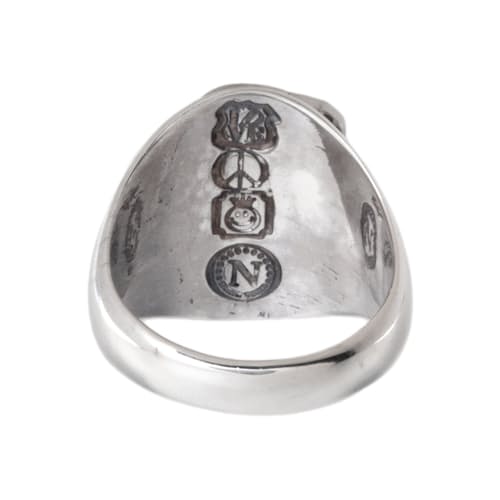 laydown image of Buffalo Nickel Ring