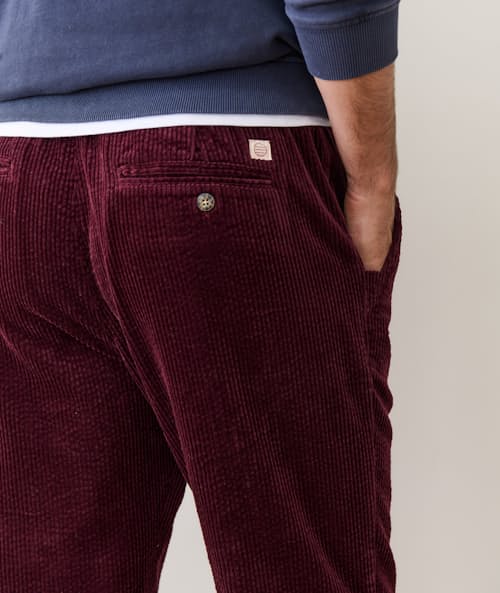 on model image of Relaxed Saturday Corduroy Pant