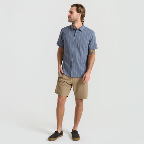 on model image of Bless Up Lightweight Stretch Shirt
