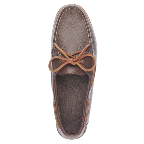 laydown image of Portland Martellato Boat Shoe