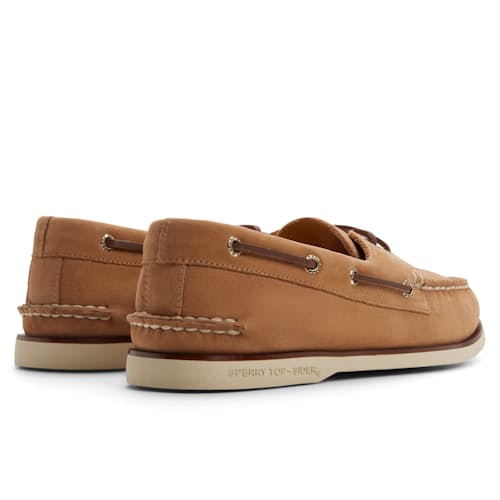 laydown image of Gold Cup AO 2 Nubuck Boat Shoe