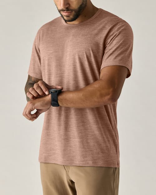on model image of 72-Hour Merino T-Shirt - Classic Fit