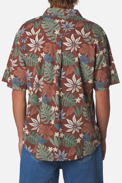 on model image of Oasis Short Sleeve Shirt