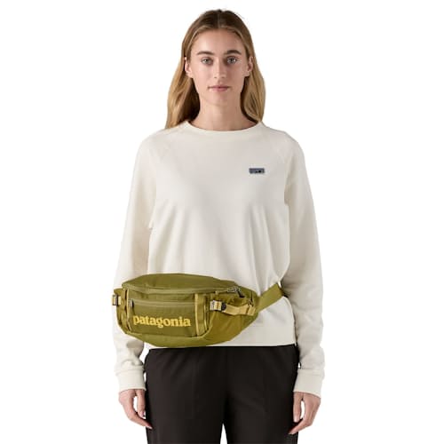 on model image of Black Hole Waist Pack 5L
