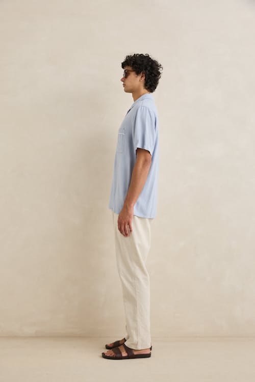 on model image of Daytona Short Sleeve Shirt