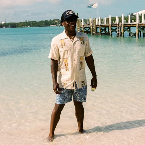 lifestyle image of Guayabera Shirt