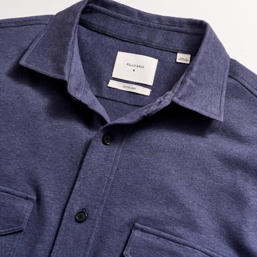 laydown detail image of Short Sleeve Hemp Cotton Knit Shirt