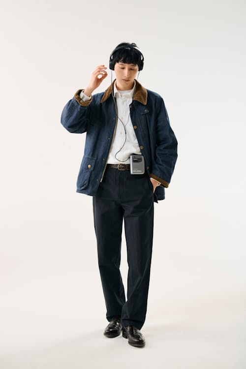 on model image of Bedale Denim Jacket