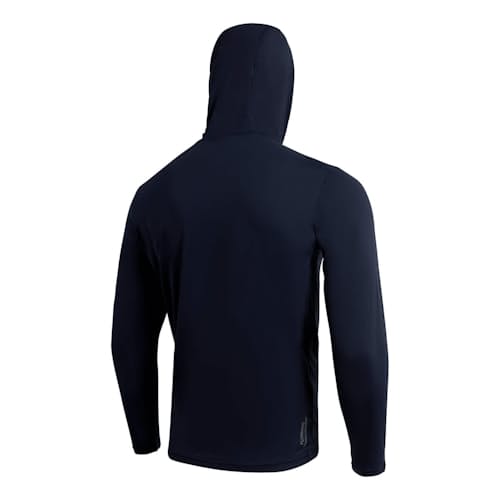 laydown image of Airtex Long Sleeve Hooded Shirt