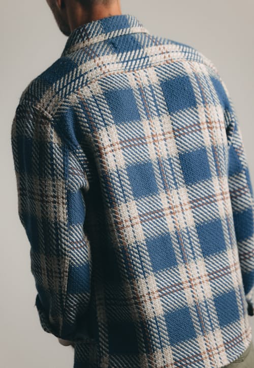 on model image of The Cutter Overshirt