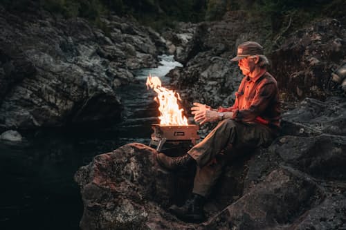 lifestyle image of R1 Portable Fireplace