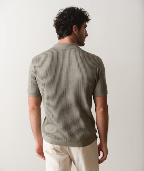 on model image of Liam Sweater Polo
