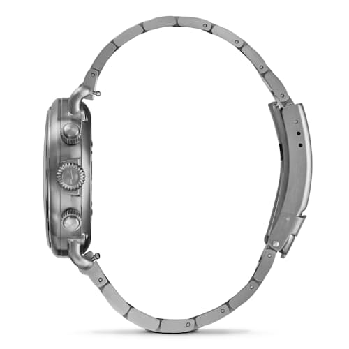 laydown image of Runwell West Wind 42mm, Titanium Bracelet