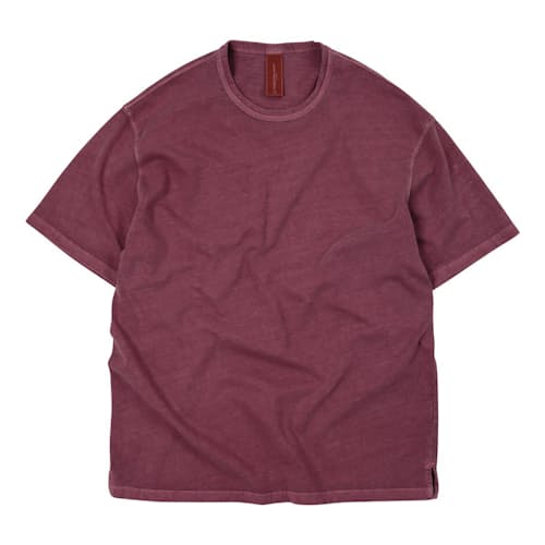 laydown image of Garment-Dyed Cotton-Jersey T-Shirt