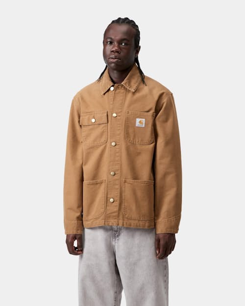 on model image of Michigan Coat