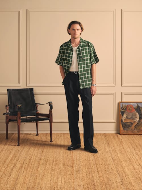 on model image of Penny Short Sleeve Shirt