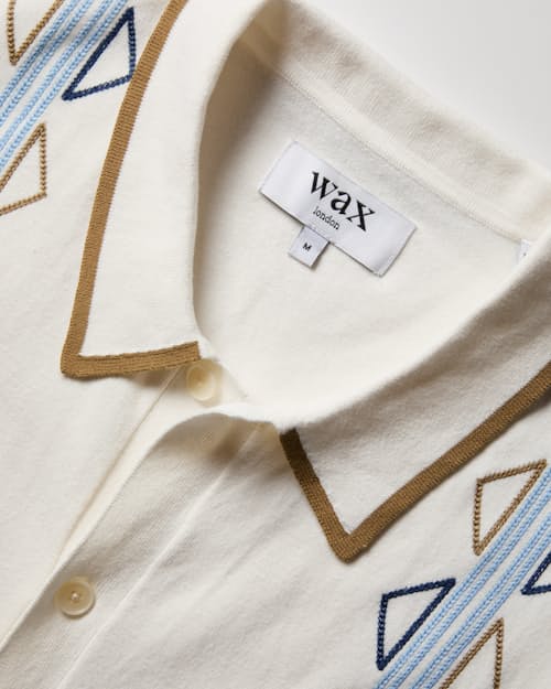 laydown detail image of Tellaro Sweater Polo