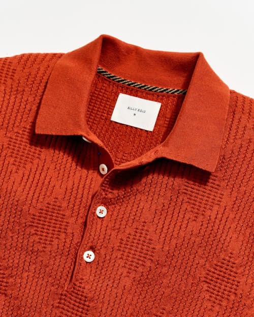 laydown detail image of Diamond Sweater Polo