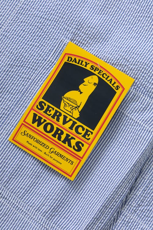 laydown detail image of Seersucker Sever Suit Jacket