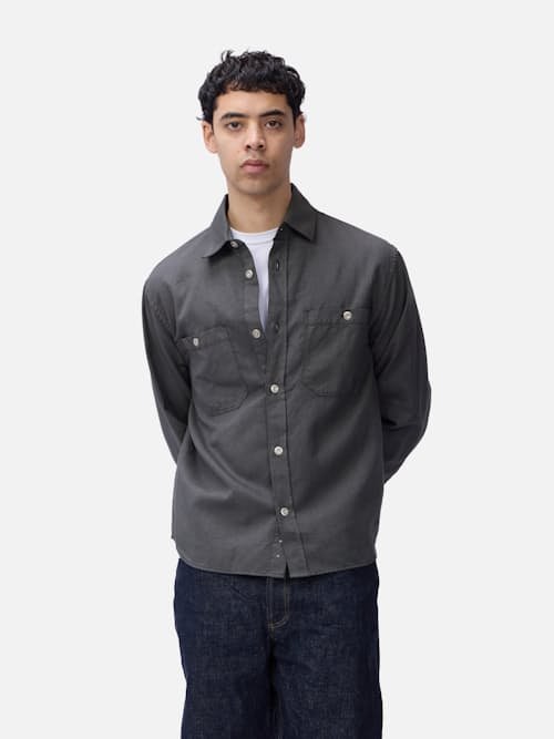 on model image of Utility Overshirt