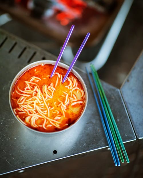 lifestyle image of Titanium Chopsticks