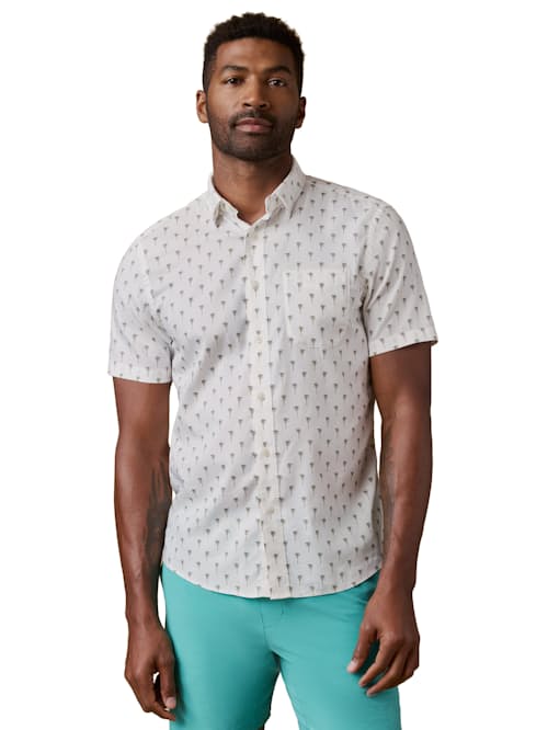 on model image of Movement Short Sleeve Shirt