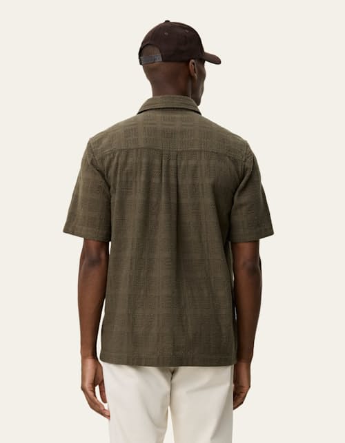 on model image of Charlie Short Sleeve Shirt