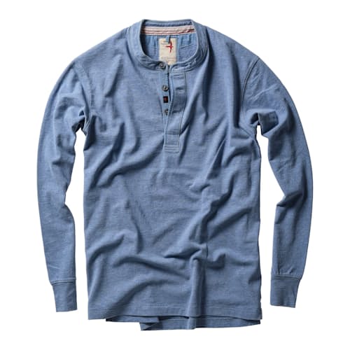laydown image of Ringspun Henley
