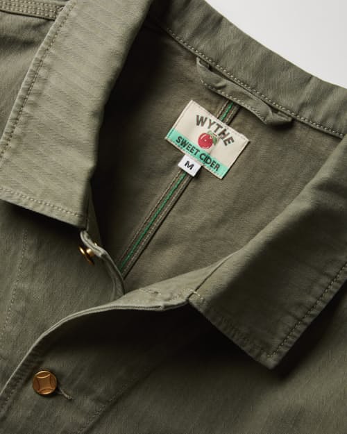 laydown detail image of Japanese Herringbone Canvas Barn Jacket