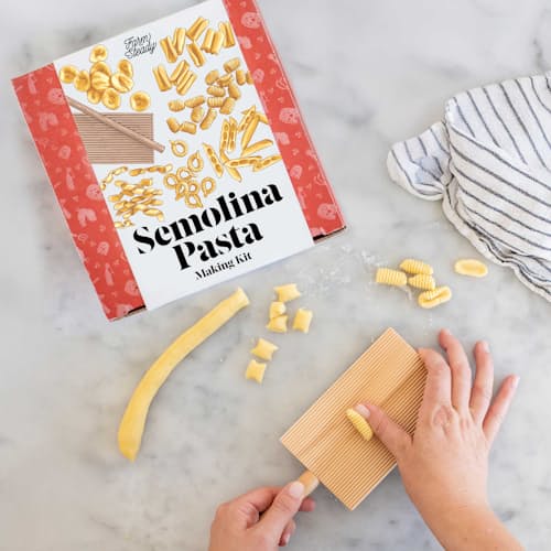 lifestyle image of Semolina Pasta Making Kit