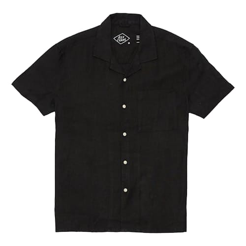 laydown image of Linen Camp Shirt