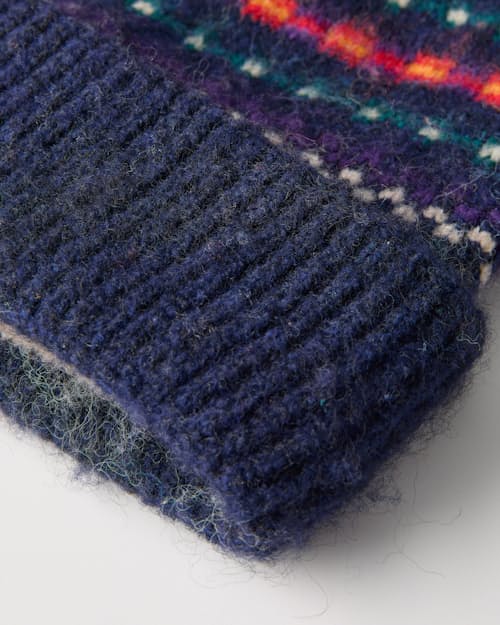 laydown detail image of Fair Isle Beanie