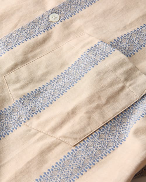 laydown detail image of Lousada Camp Collar Shirt