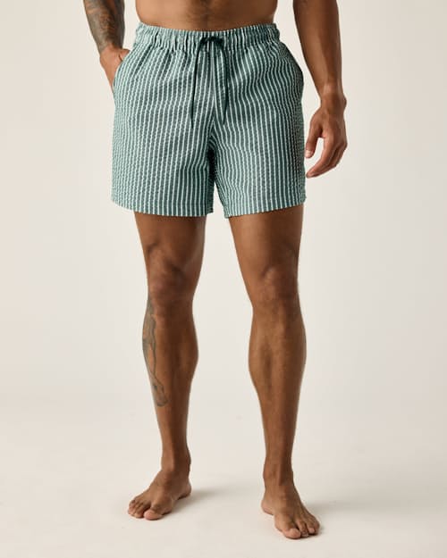 on model image of Salino Swim Trunk - 6"