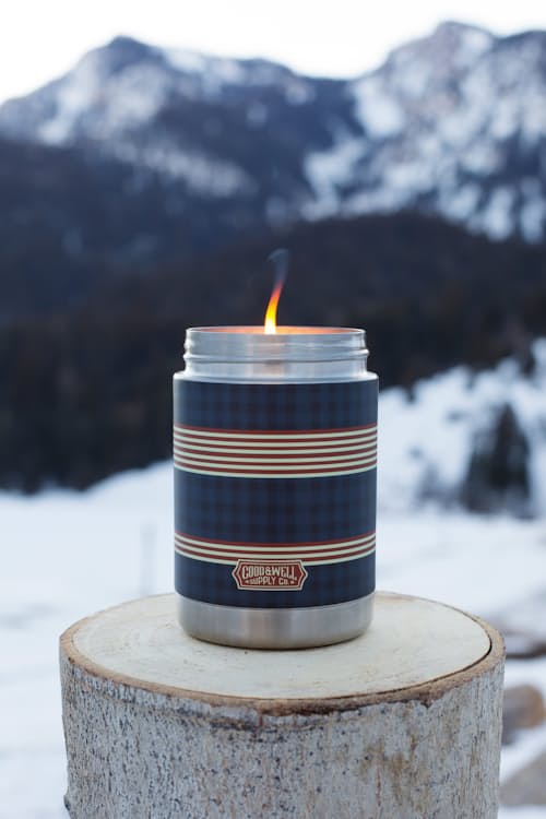 lifestyle image of Vintage Canteen Candle