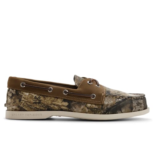 laydown image of Authentic Original 2-Eye Lite Boat Shoe