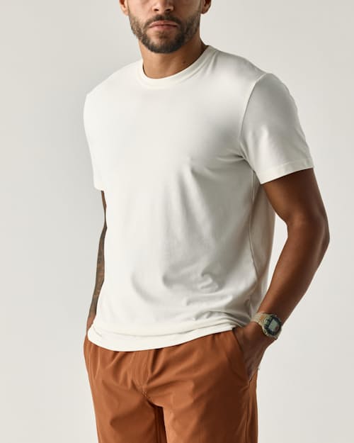 on model image of Canopy Short Sleeve T-Shirt