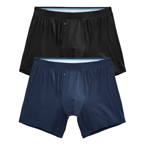 laydown image of Silver HD Boxer Brief 2-Pack