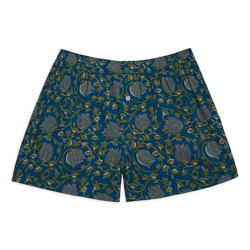 laydown image of Organic Cotton Boxer Shorts