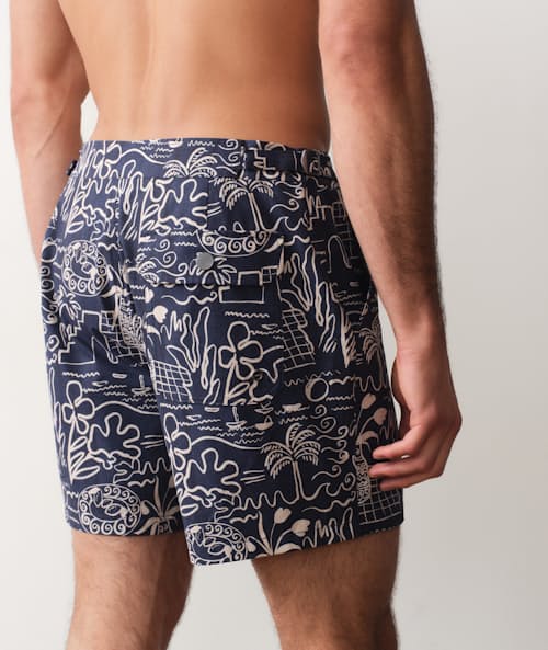on model image of Tailored Swim Trunk
