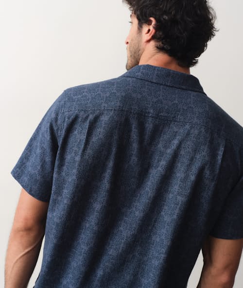 on model image of Resort Short Sleeve Shirt