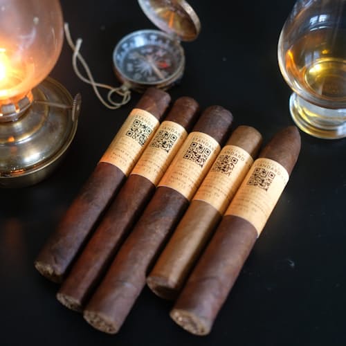 lifestyle image of Blind Cigar Tasting 5 Pack