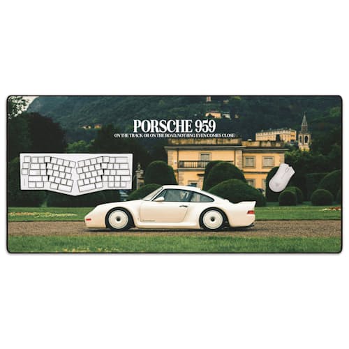 laydown image of Porsche 959 Mousepad