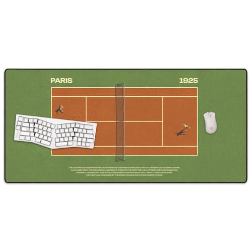 laydown image of The French Open Mousepad