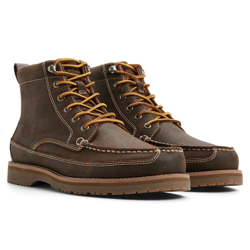 laydown image of Mini Lug Moc Toe Boot