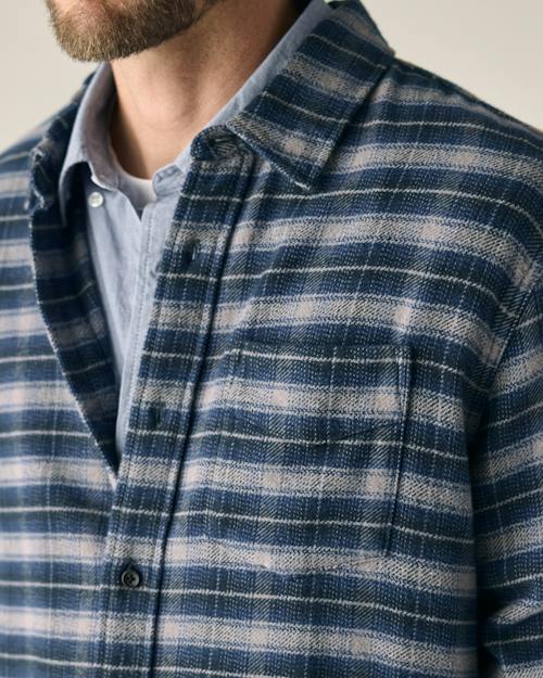 on model image of Flannel Architect Shirt