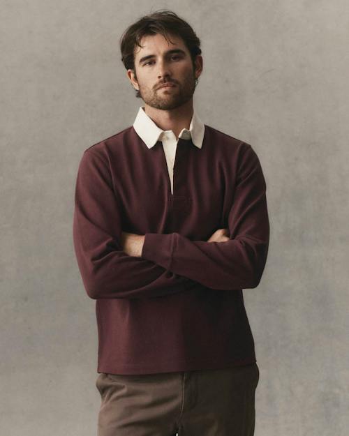 on model image of The Rugby Shirt