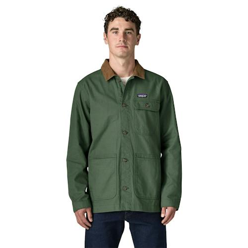 on model image of Point Reyes Canvas Jacket