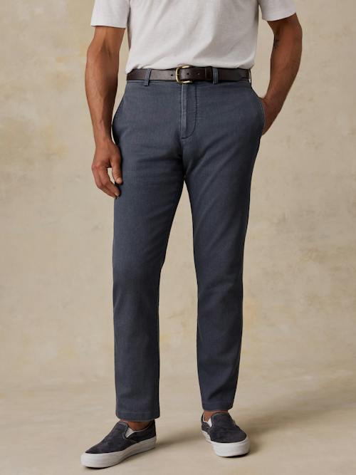 on model image of Stretch Terry Trouser